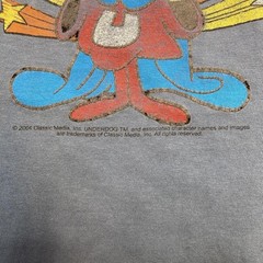 Underdog Shirt XL 90s 00s Distressed Cartoon Superhero Movie TV Series Tee