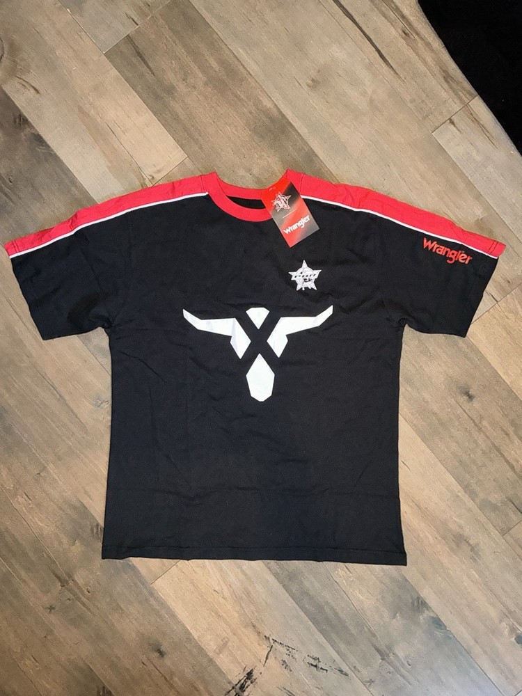 Wrangler PBR Professional Bull Riding 20x Bull T-Shirt Men’s L NWT Rare