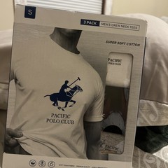 Pacific Polo Club T Shirts For Men L Set Of 3 T Shirts Pack