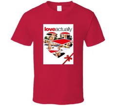 Love Actually Tee Classic Rom Com Christmas Holiday Movie T Shirt
