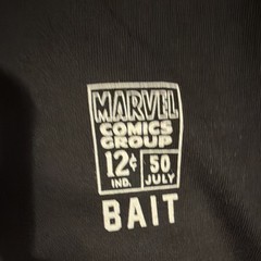 BAIT Marvel Iron Man Men’s Black Graphic Print Crew Neck Cotton Tee M