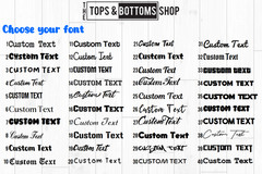 Custom Text Ringer T-Shirt, Personalized Text, Add Your Own Text