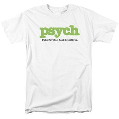 Psych Title Licensed Adult Unisex T-Shirt Regular Fit Tee SM-3X
