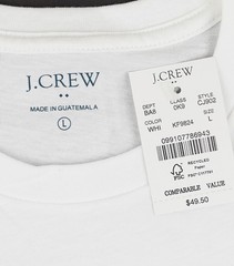 New JCREW Size Mens L American Dogs Graphic Tee White $49 CJ902