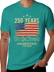 American 250th Anniversary Celebration 250 Years USA Service T-Shirt