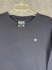 VTG Y2K Southpole Long Sleeve Thermal Shirt Waffle Knit Navy Blue Mens XL Skate