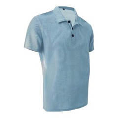 Men’s Short Sleeve Ice Silk T Shirt Mesh Fabric Pure Color Regular Fit