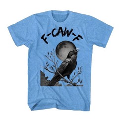 Black Crow F-Caw-F Shirt Black Bird Novelty T-Shirt Fcawf Funny Moon Small – 5XL
