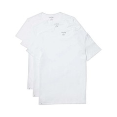 Lacoste Mens 3 Pack T Shirts White Size M L XL TH3451