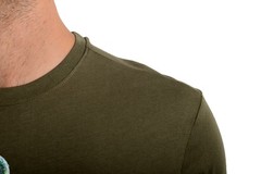 Roberto Cavalli Men’s Olive Green Graphic Print Crewneck T-Shirt US 2XL IT 56