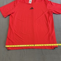 Adidas D4T TEE Training T-Shirt Men Large Red JY6341 Climacool Performance NWT