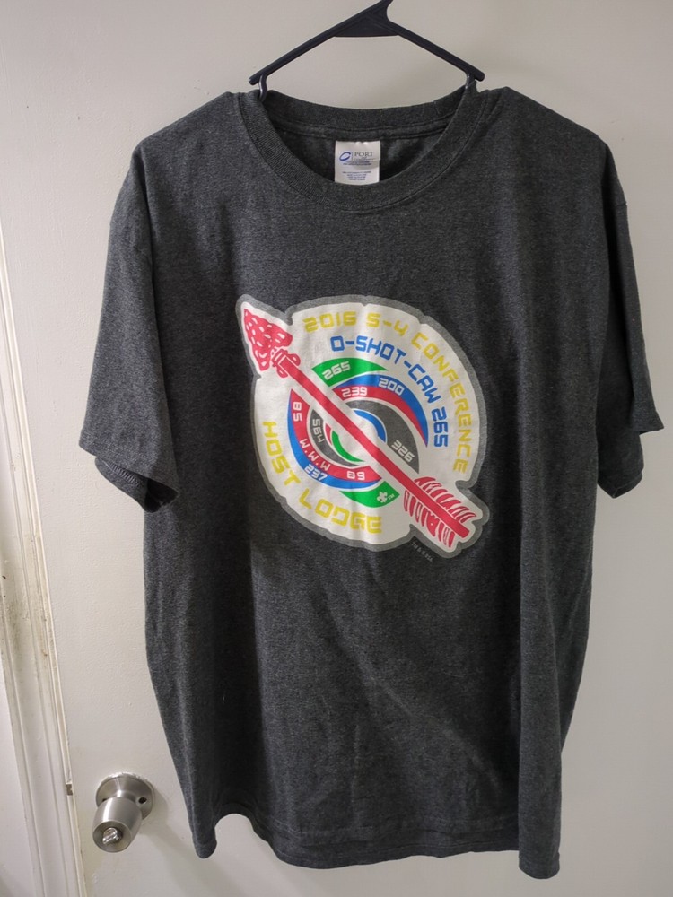 Port & Company Mens Tee T-shirt O- Shot-caw265 2015 Conference Host Lodge