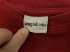 Wagamama DUBAI Vintage restaurant Staff T Shirt Medium 2005 quality made in UAE