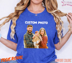Unisex Photo Text Personalized T-Shirt ,Mens T shirt,Women T shirt,Vintage Gift