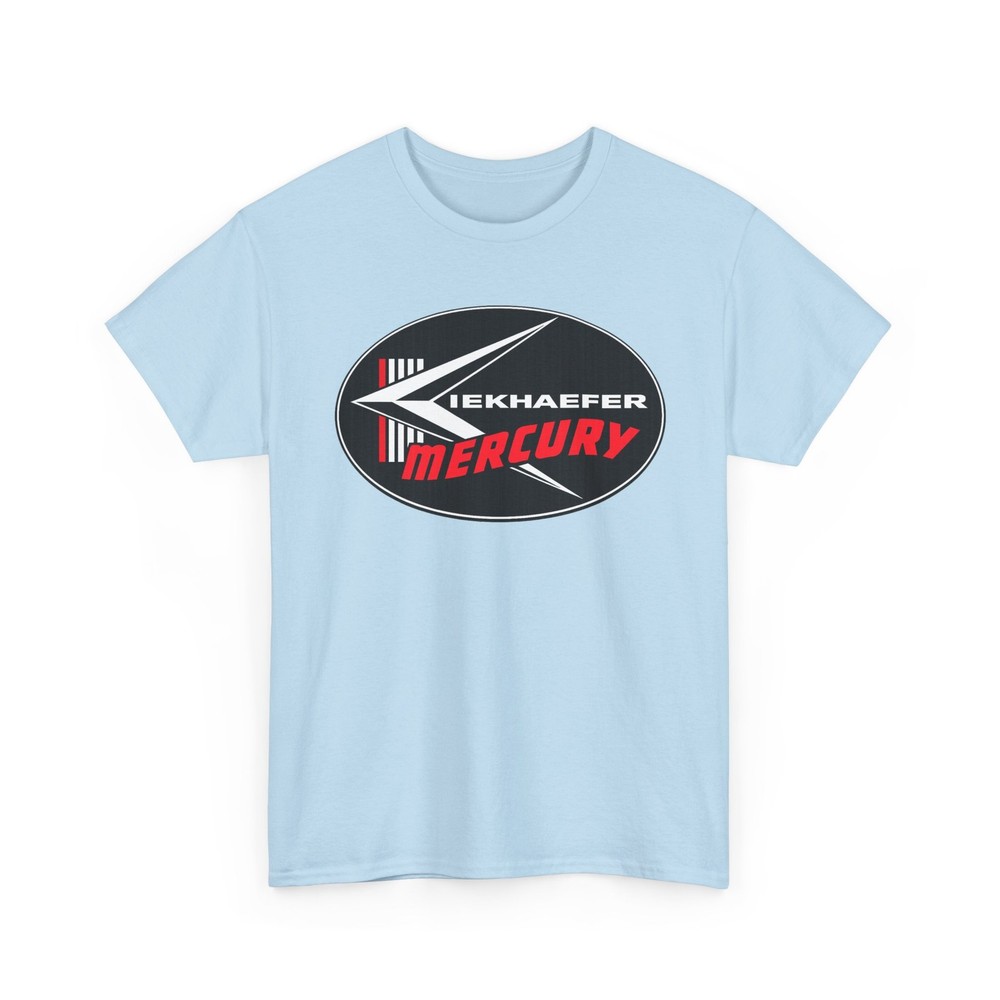 Kiekhaefer Mercury Vintage Outboard Motor Logo Graphic T-Shirt Marine Retro Tee