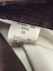 Paul Smith Corduroy Jeans Wine Red 32 inch Used Japan For 14+