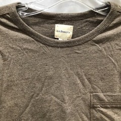 G.H. Bass & Co. Long Sleeve Pocket Tee NWT Men’s S Brown *