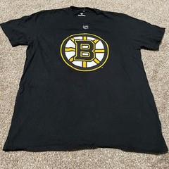 Men’s Fanatics NHL Boston Bruins Pastrnak #88 Black Graphic T-Shirt