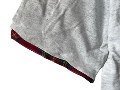 vintage soffe oversized plaid trim t-shirt mens size large NOS 90s NWOT made USA