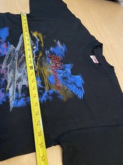A-4 Skyhawk T-Shirt NEW Sophos 1996 Fighter Jet T-Shirt Q-Tees Large NOS Plane L