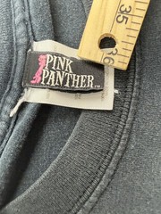 Vintage Pink Panther Shirt Mens XL Black Cartoon Graphic Tee Preshrunk VTG