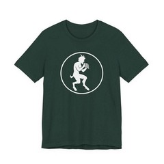 Pan Satyr T-Shirt | Flute Playing Greek God Unisex Graphic Print Tee Shirt