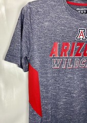 Arizona Wildcats Men’s T-Shirt Champion Elite Logo, Gray, Medium, Stretch Sports