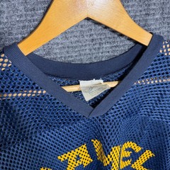 Vintage 80s Camel Mesh Cropped Jersey Navy Blue Mens XL Made in USA Cigarettes