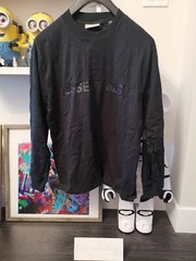 Fear of God Essentials Boxy Long Sleeve T-Shirt Logo DARK SLATE/BLACK SS20 M&L
