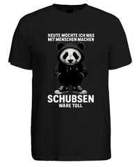 Today I Want To Do Something With People Panda Sarcastic Funny Mens T-Shirt