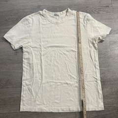 Buck Mason Yuma Hemp Cotton T-Shirt Mens Medium Quiet Luxury Straight Hem Tee