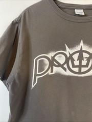 Prong Band t-Shirt XL gray Graphic Metal Rock Logo Snap Record