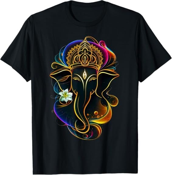MOST POPULAR Hindu Ganesha Puja Elephant God India Meditation Yoga T-Shirt S-3XL