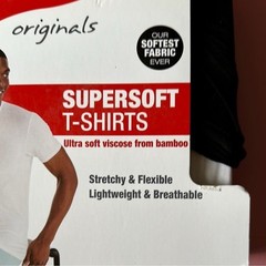 NWT Hanes Moves Men’s Mesh Crewneck 6-Pack Size M (2 Packs of 3)