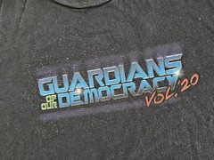 Sol Angeles 2XL Black Guardians Of Our Democracy Graphic Short Sleeve T Shirt