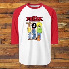 The Fabulous Furry Freak Brothers Men’s Red Raglan S-2XL