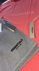 ESSENTIALS Coral T-Shirt & Dark Gray shorts Size S