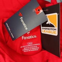 Fanatics Overwatch Shanghai Dragons T Shirt Mens Size Large Red New Short Sleeve