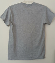 “Pizza is Cheaper than Therapy” Small T-Shirt Gender Neutral Gray Funny Foodie