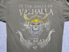 Nine Line Apparel Valhalla Graphic T-Shirt ~ Men’s Medium ~ Army OD Green ~