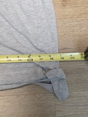 21 Men Tshirt Size M Medium Gray With Zipper Accent Short Sleeve Men’s Casual
