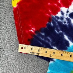 FREEZE Brand Tie Dye T-Shirt Adult Large Multi-Color Spiral Swirl Boho Grunge
