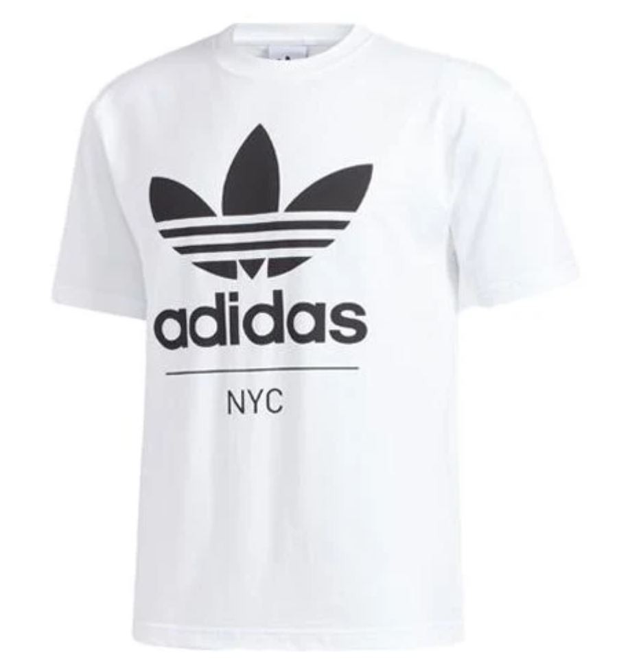 NEW MENS ADIDAS ORIGINALS NYC NEW YORK CITY TREFOIL SHIRT ~SIZE XL #GH6805