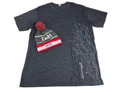 Micron Technology Gray T-Shirt With Beanie Cap D&H Men’s Size 3XL New