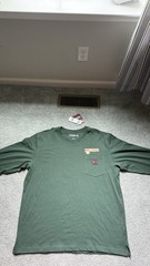 Wrangler Riggs Workwear Men’s Green Long Sleeve T-shirt – Size L