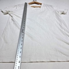 Richer Poorer V-Neck Tee Men Medium White Organic Short Sleeve Made in USA Shirt