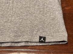 Nike Jordan Retro 11 XI Concord Gray Mens Large Jumpman Graphic Logo T Shirt
