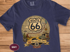 Route 66 100th Anniversary Tee, Vintage Travel Gift, Road Trip Shirt