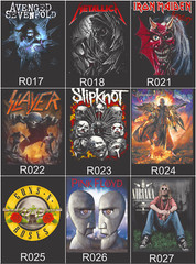 Lot of 3 Mens Rock Band Graphic T-Shirts Music Tee Bundle Concert Tour Shirts