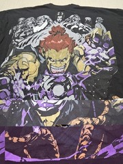 Vintage Rush Street Fighter T-shirt XL Akuma Double Sided AOP Limited Run RARE